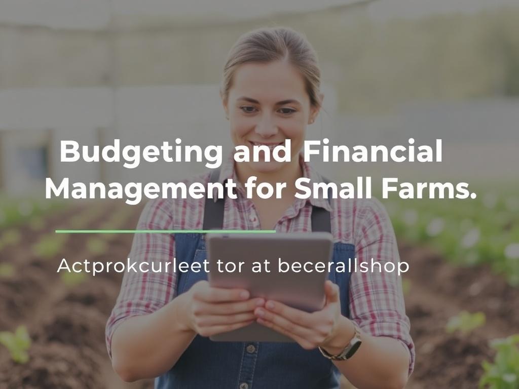  Budgeting and Financial Management for Small Farms. When to Hire an Accountant or Financial Advisor