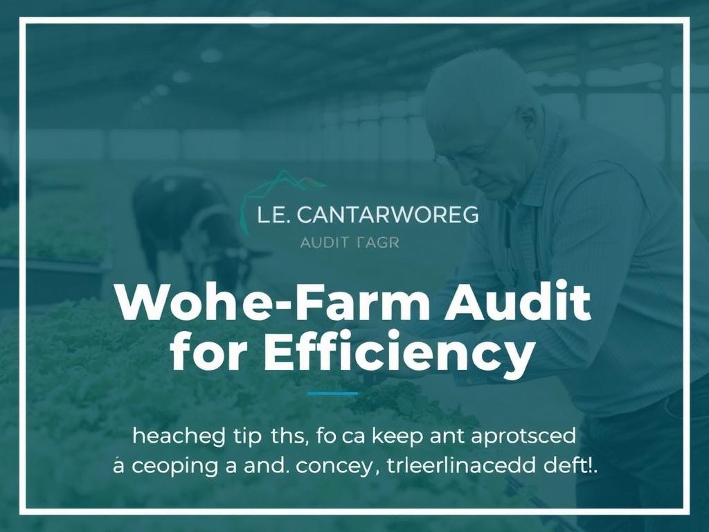 How to Conduct a Whole-Farm Audit for Efficiency. Practical Tips for Keeping the Audit Process Friendly and Useful