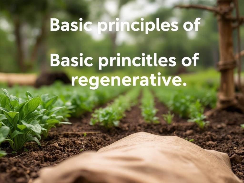  Principios básicos de la agricultura regenerativa.. Principios fundamentales de la agricultura regenerativa