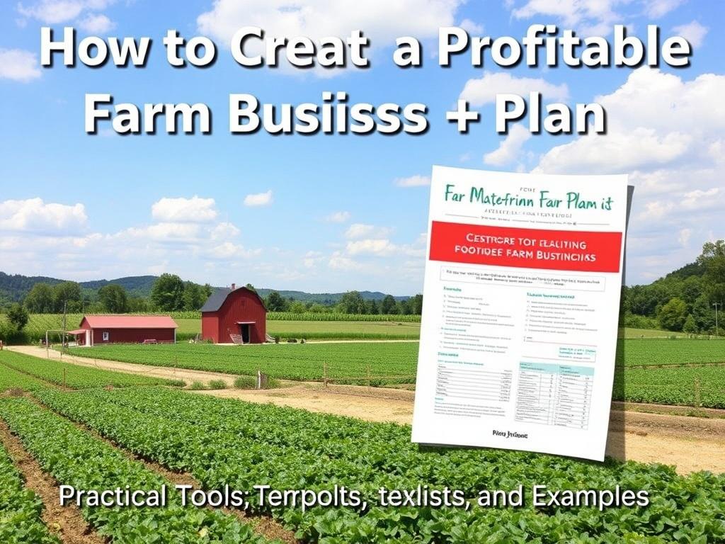 How to Create a Profitable Farm Business Plan. Practical Tools: Templates, Checklists, and Examples