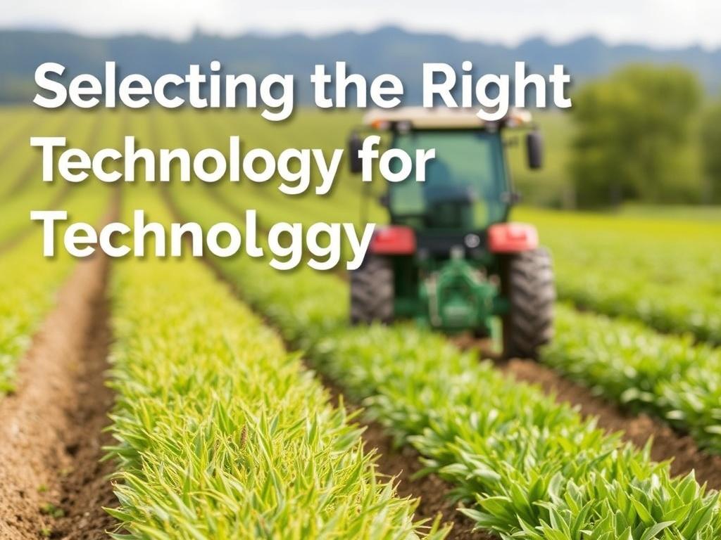  Selecting the Right Technology for Your Farm Operation. Final Practical Tips from Farmers and Agronomists