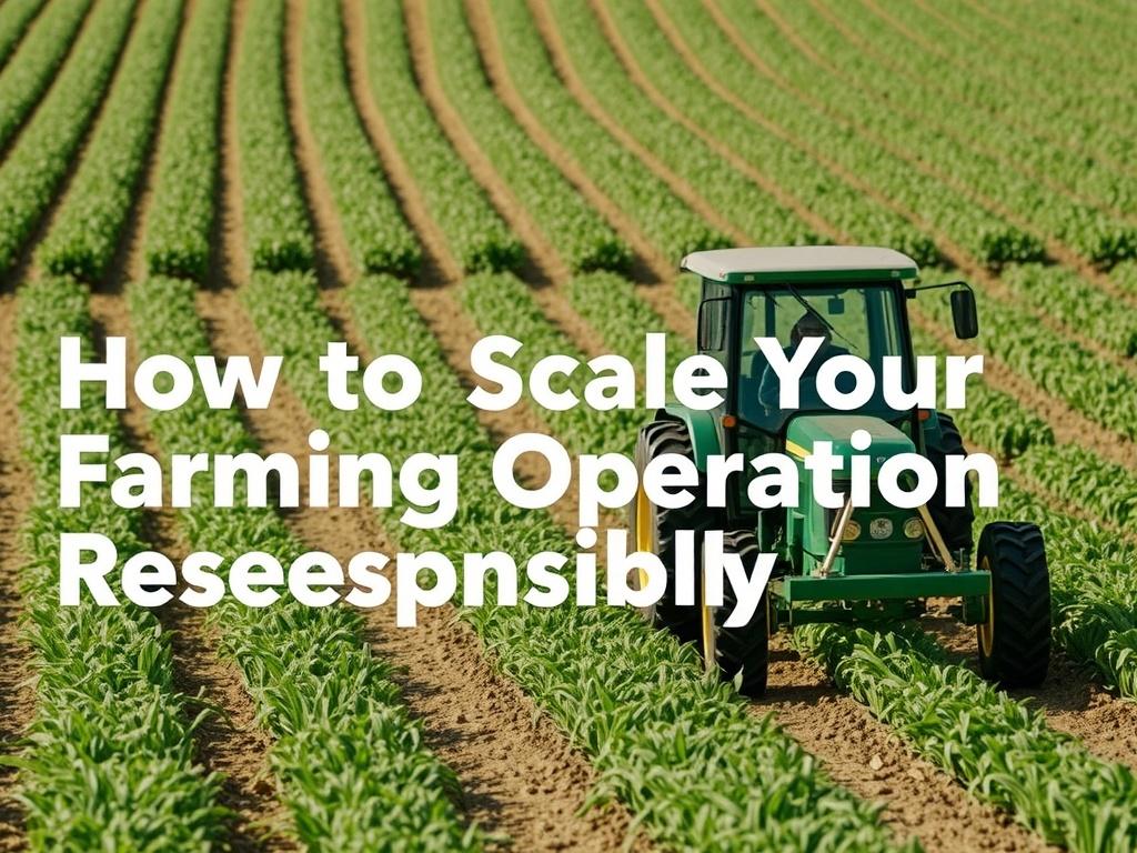  How to Scale Your Farming Operation Responsibly. Adopt Appropriate Technology: Precision Where It Adds Value