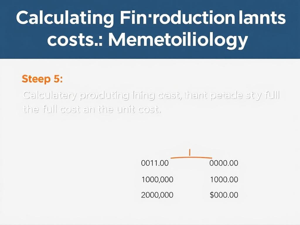 Calculer ses Coûts de Production : Méthodologie. Étape 5 : Calculer le coût complet et le coût unitaire