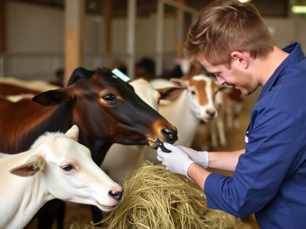  Tierwohl: Maßnahmen für eine artgerechte Haltung. Gesundheitsvorsorge und Monitoring