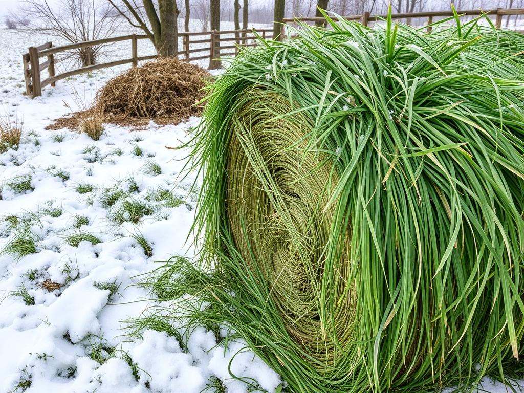  Producción de forraje y heno para el invierno.. Durabilité et bonnes pratiques agronomiques