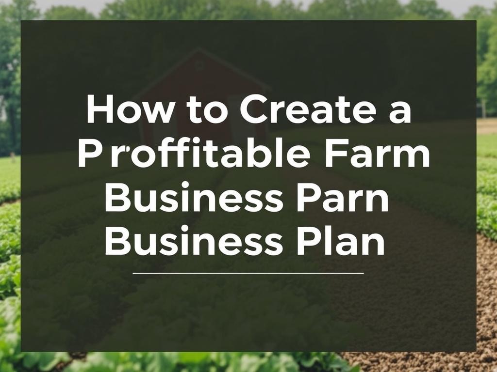  How to Create a Profitable Farm Business Plan. Sample Timeline for Creating Your Farm Business Plan