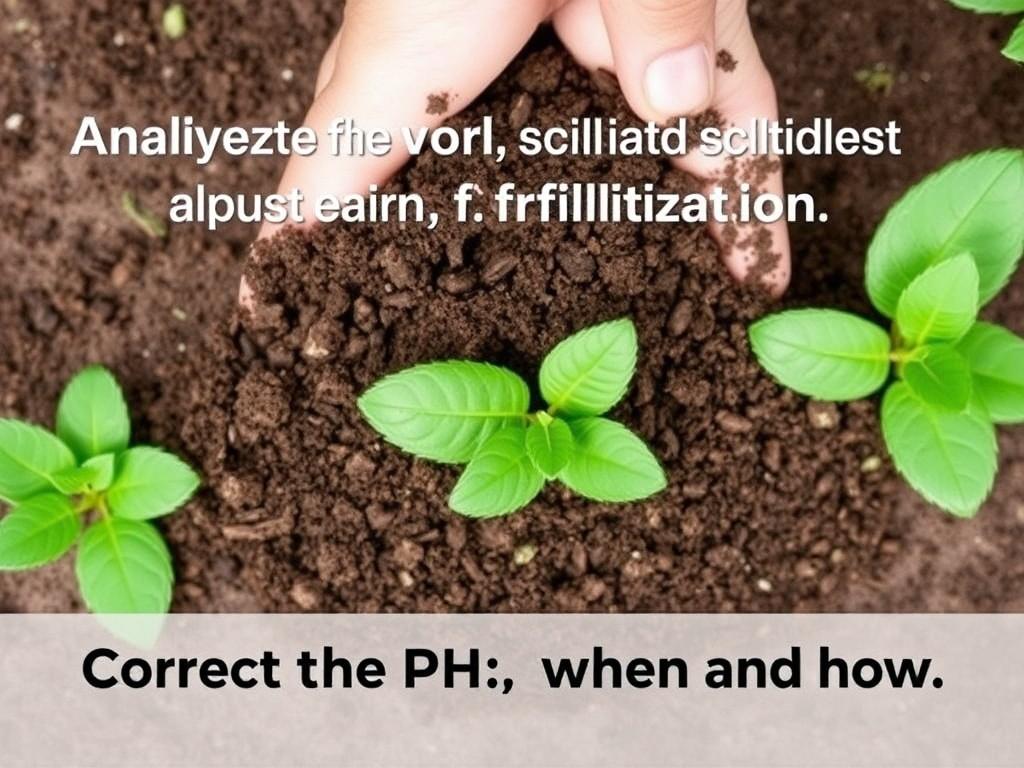  Analyser son Sol et Adapter sa Fertilisation. Corriger le pH : quand et comment