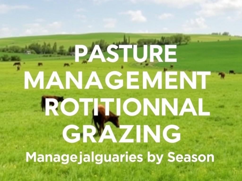  Effective Pasture Management and Rotational Grazing. Managing Pastures by Season