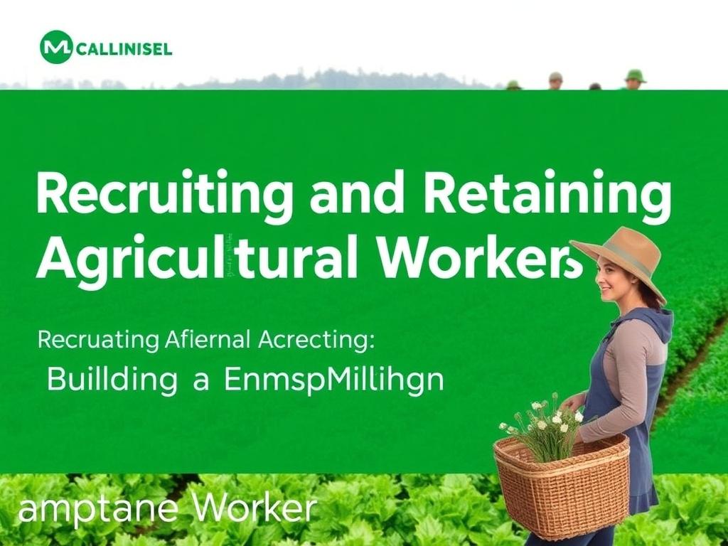  Recruter et Fidéliser de la Main-d'Œuvre Agricole. Construire une marque employeur forte